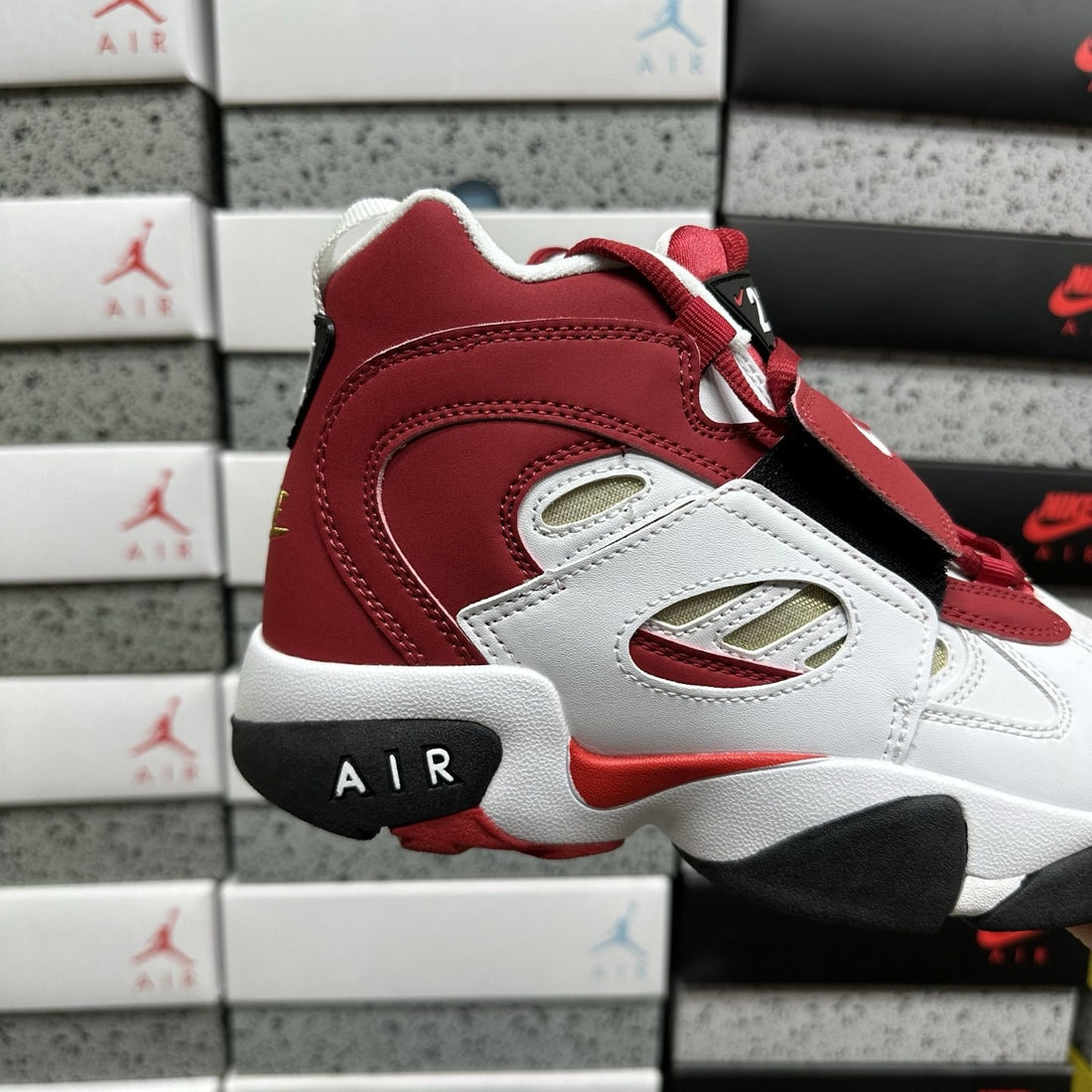 Air Diamond Turf II Varsity Red