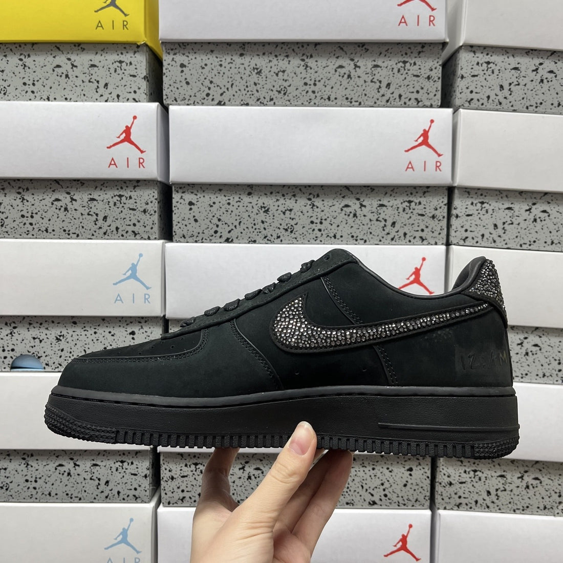 Air Force 1 Low Swarovski Black