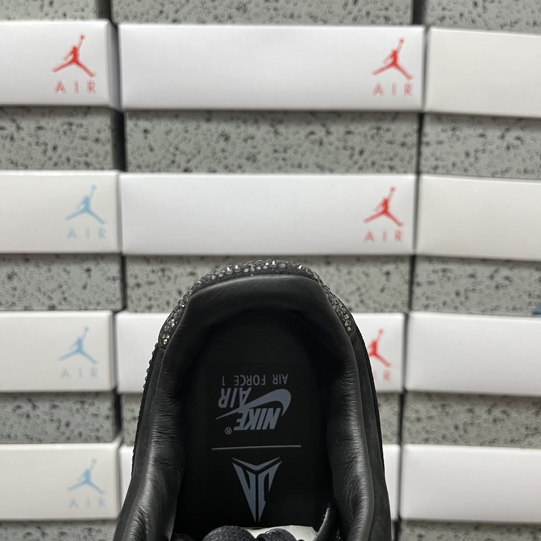 Air Force 1 Low Swarovski Black