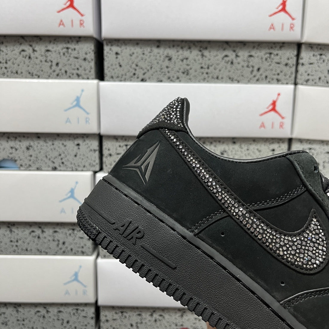 Air Force 1 Low Swarovski Black
