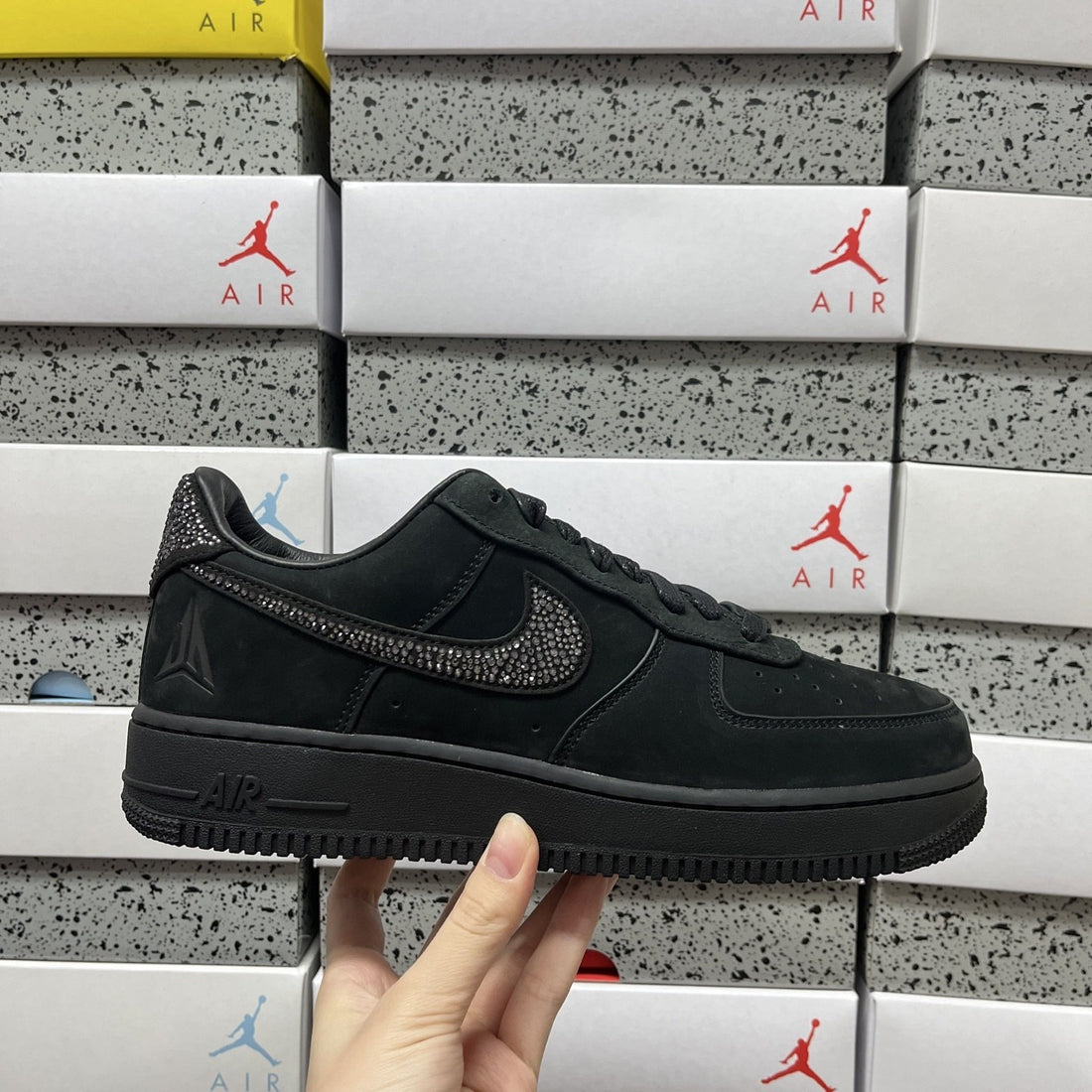 Air Force 1 Low Swarovski Black