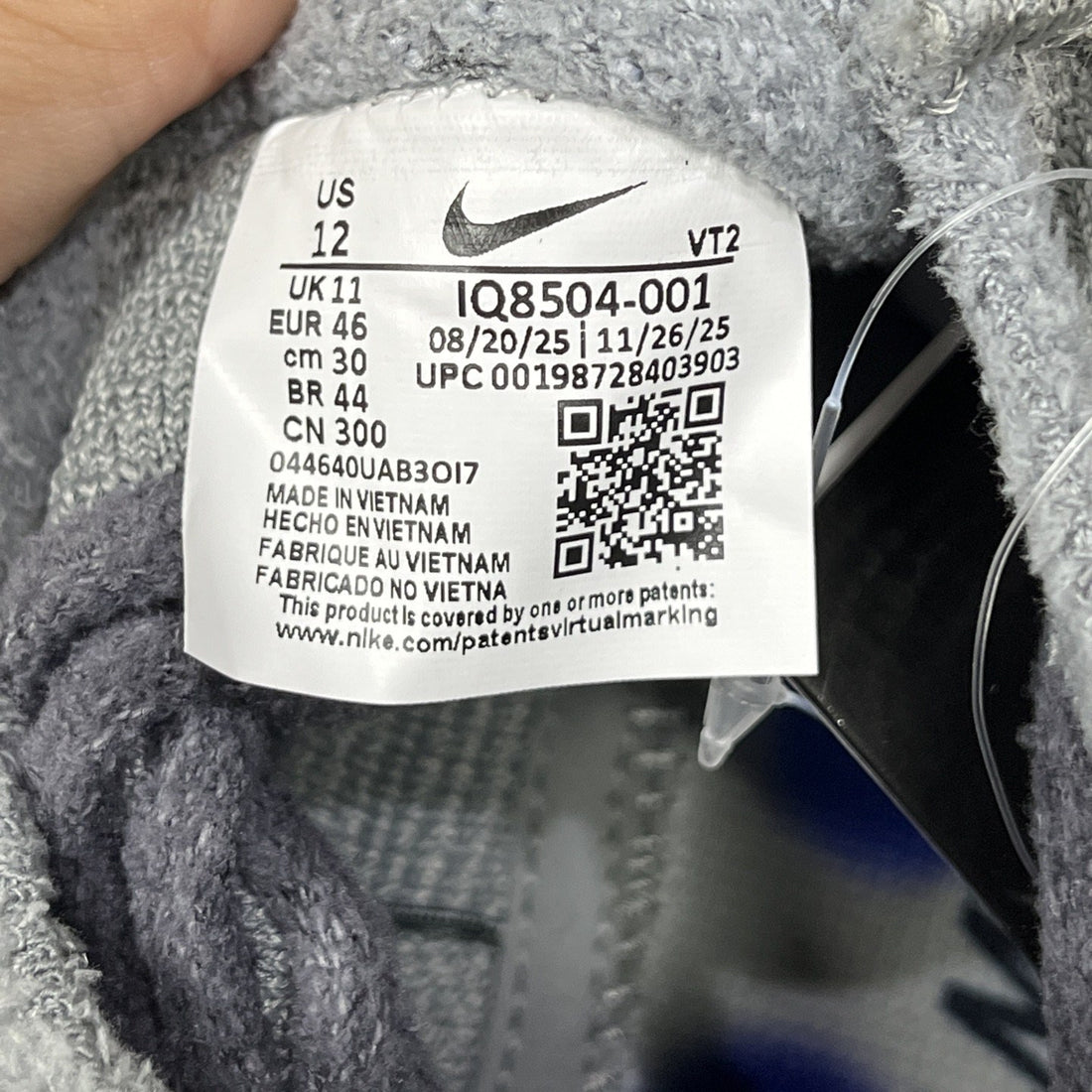 Nike Mind 002 Fragment Grey
