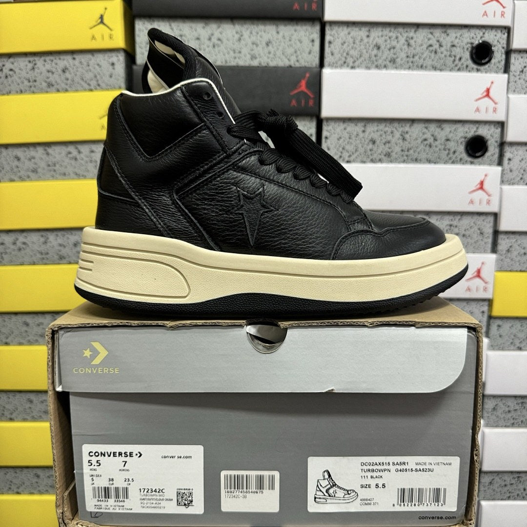 Rick Owens Converse Turbowpn Black
