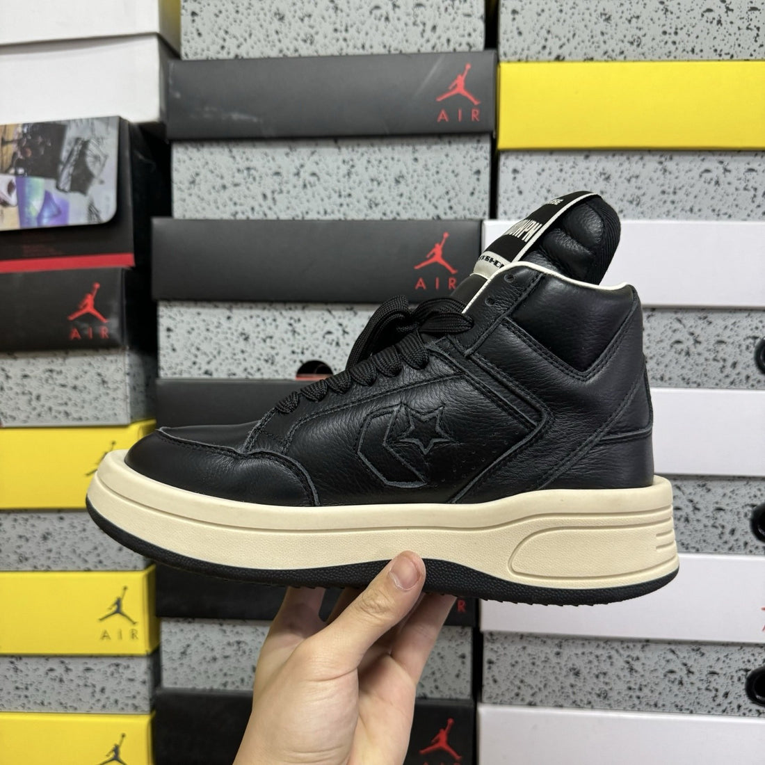 Rick Owens Converse Turbowpn Black