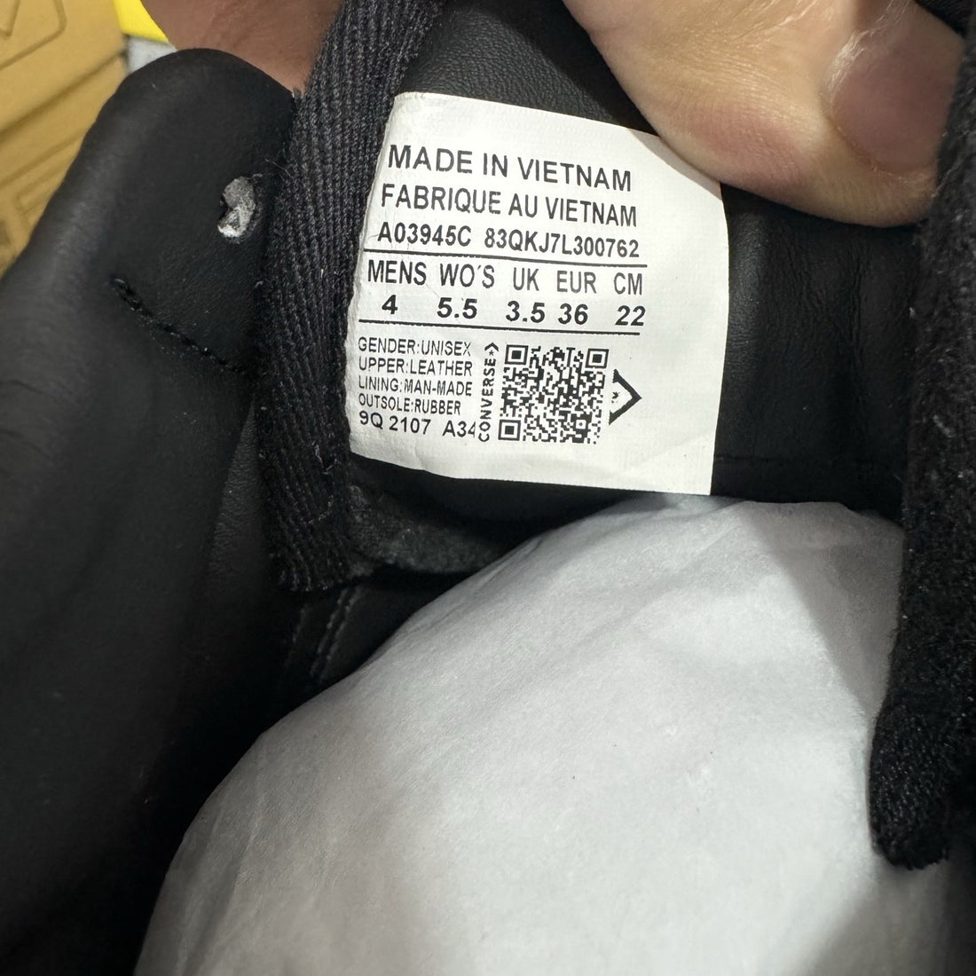 Rick Owens Converse Turbowpn Black White