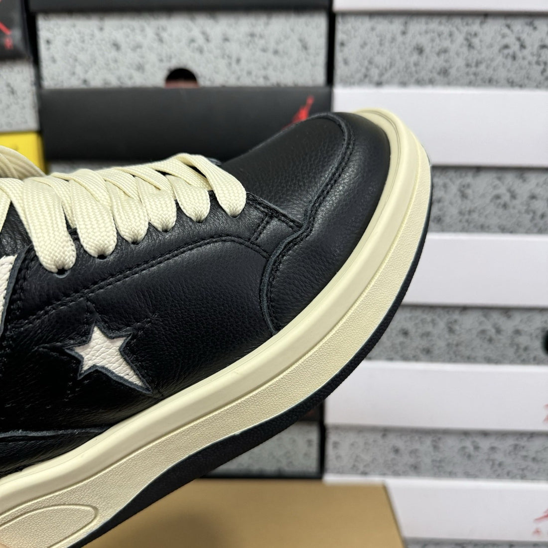 Rick Owens Converse Turbowpn Black White