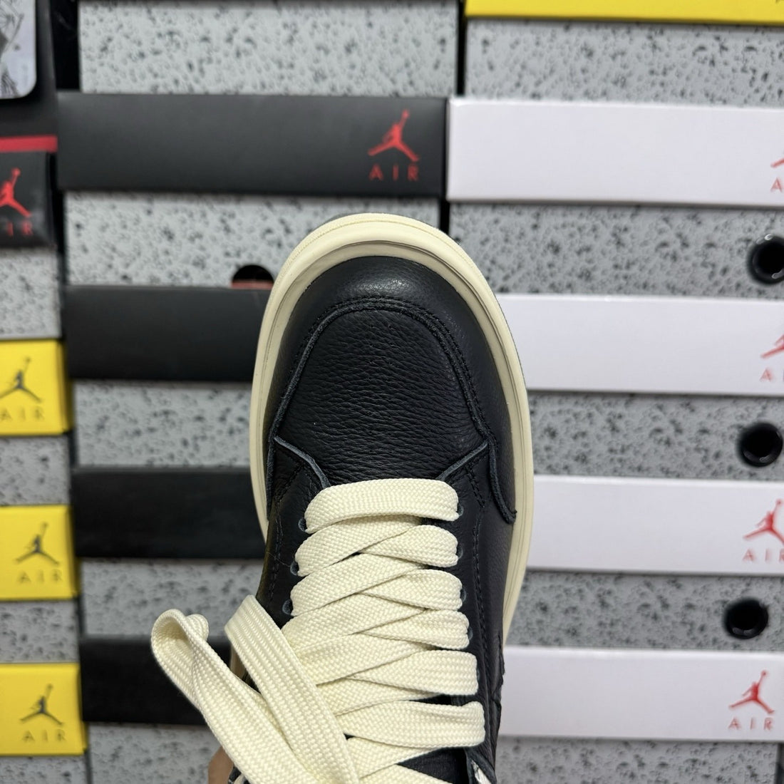Rick Owens Converse Turbowpn Black White