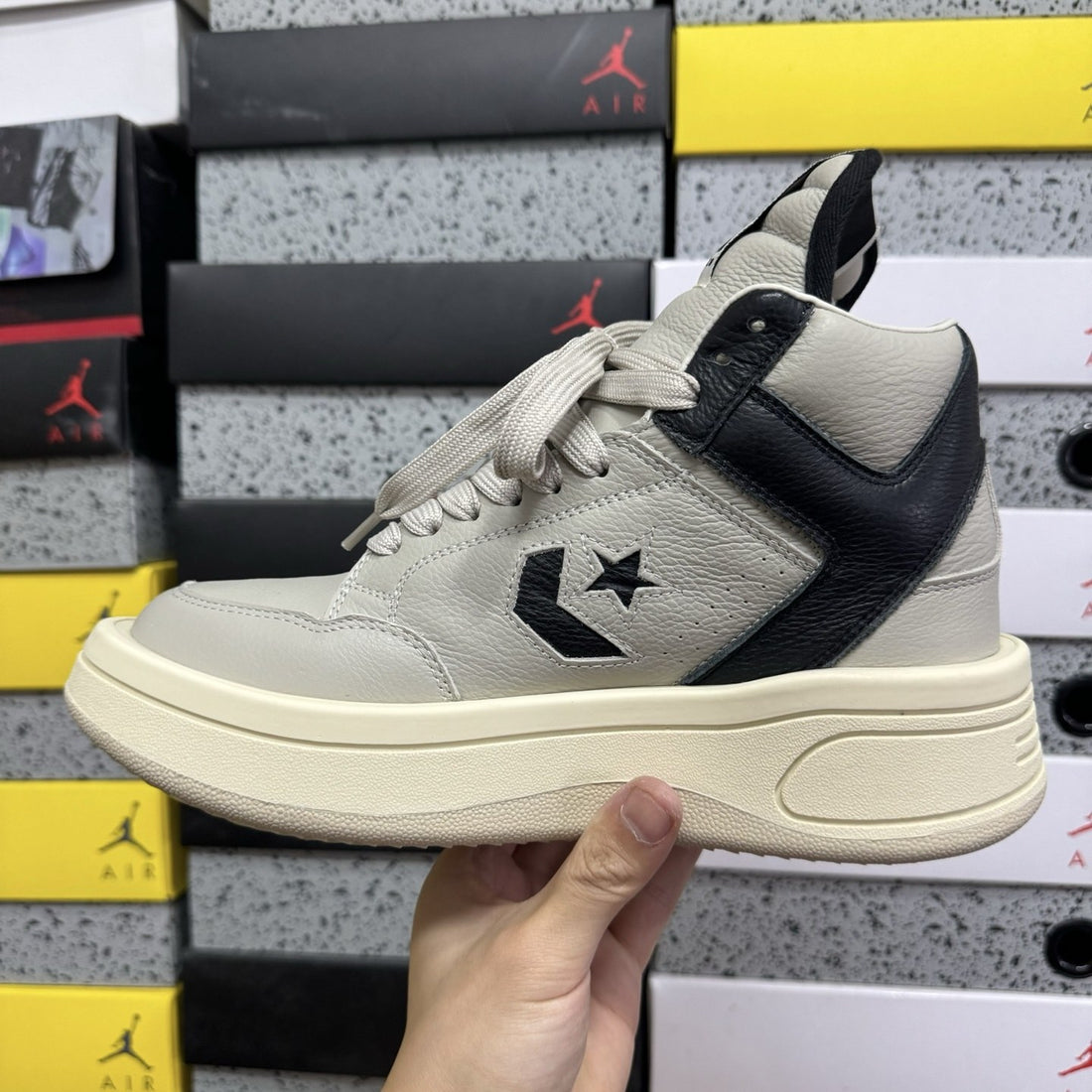 Rick Owens Converse Turbowpn Grey Black