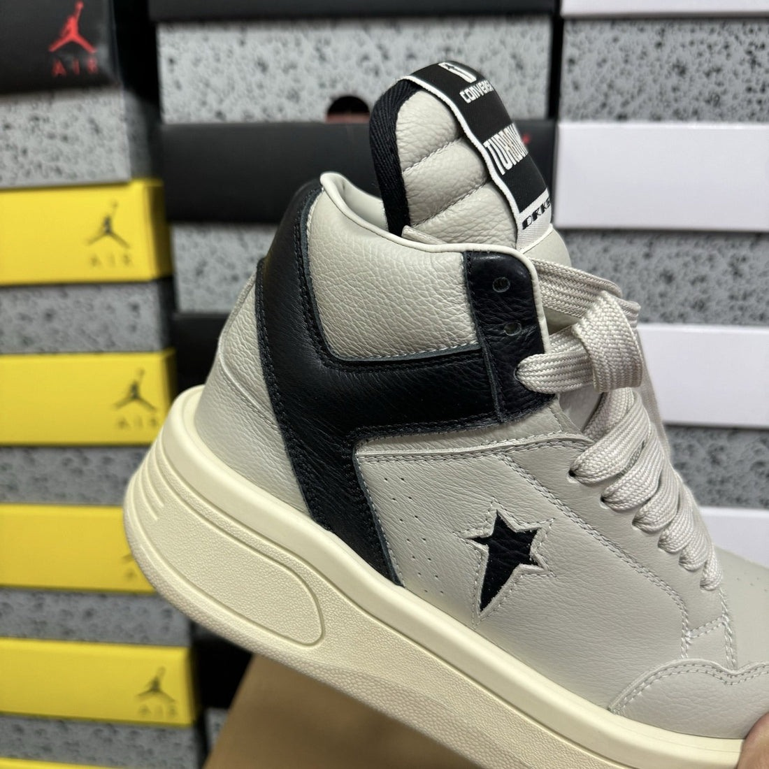 Rick Owens Converse Turbowpn Grey Black
