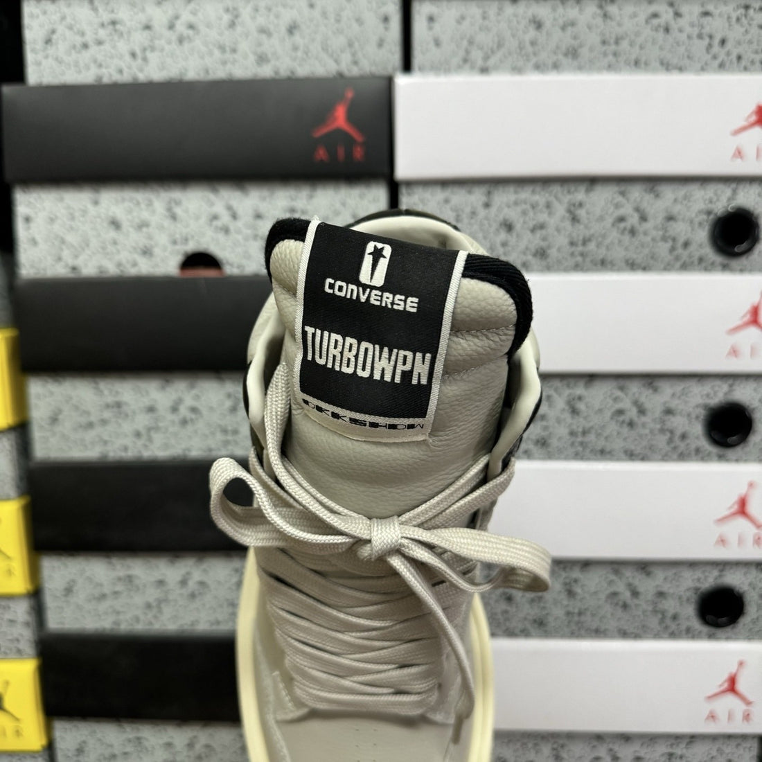 Rick Owens Converse Turbowpn Grey Black