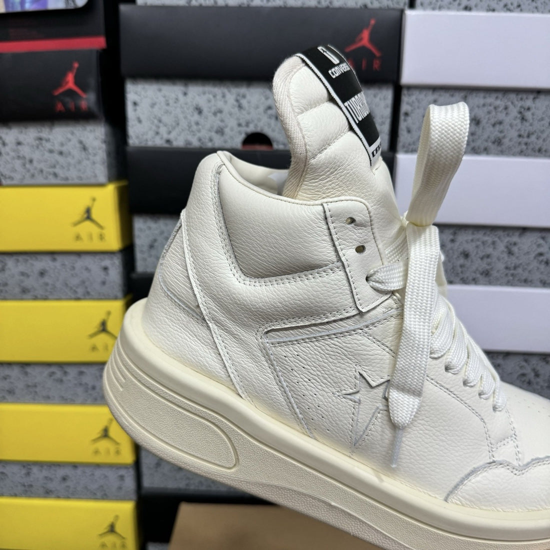 Rick Owens Converse Turbowpn White