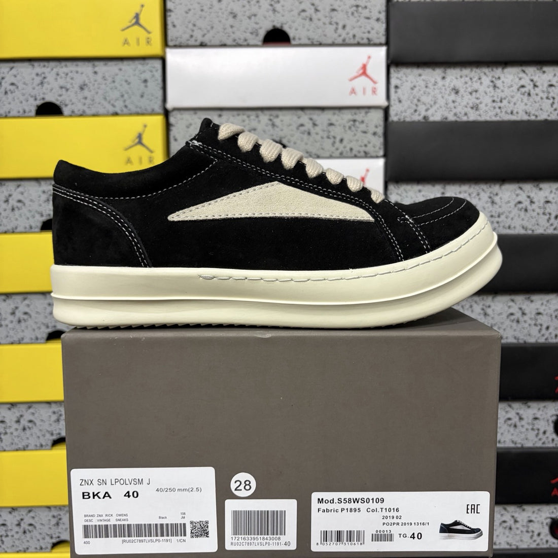 Rick Owens Drkshdw Vintage Suede Black