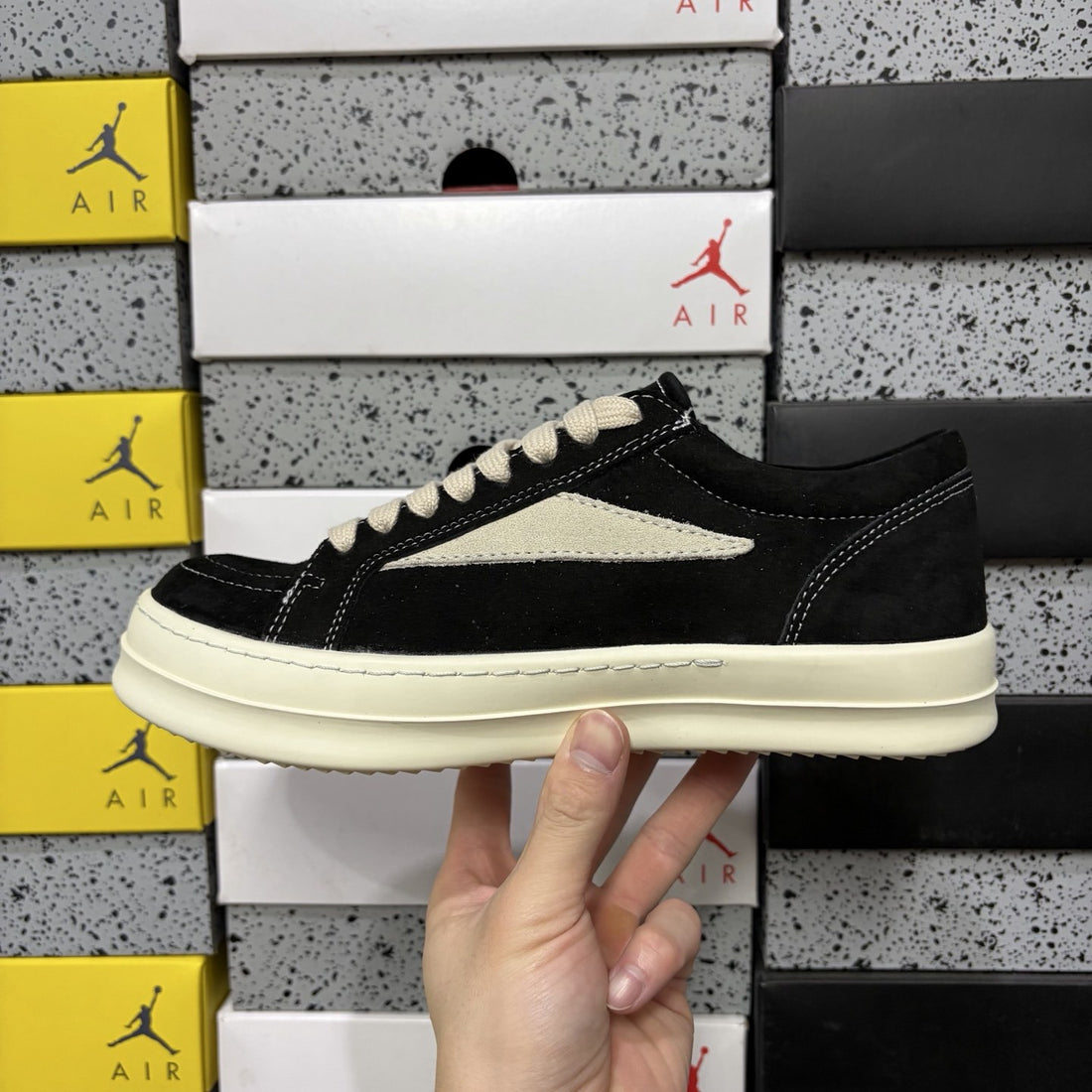 Rick Owens Drkshdw Vintage Suede Black