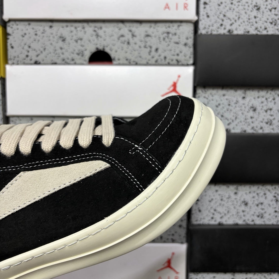Rick Owens Drkshdw Vintage Suede Black