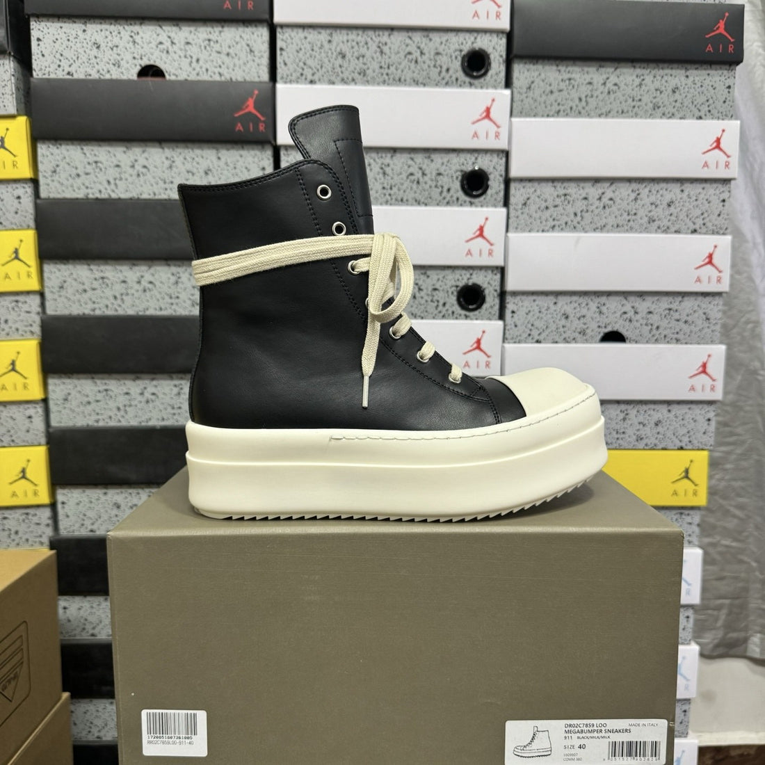 Rick Owens Geobasket Black