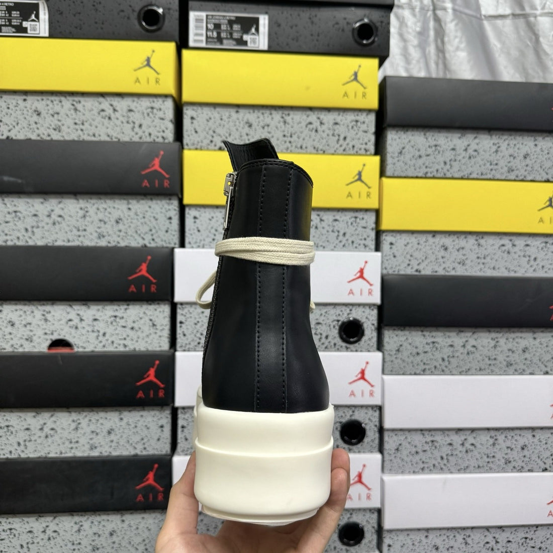 Rick Owens Geobasket Black