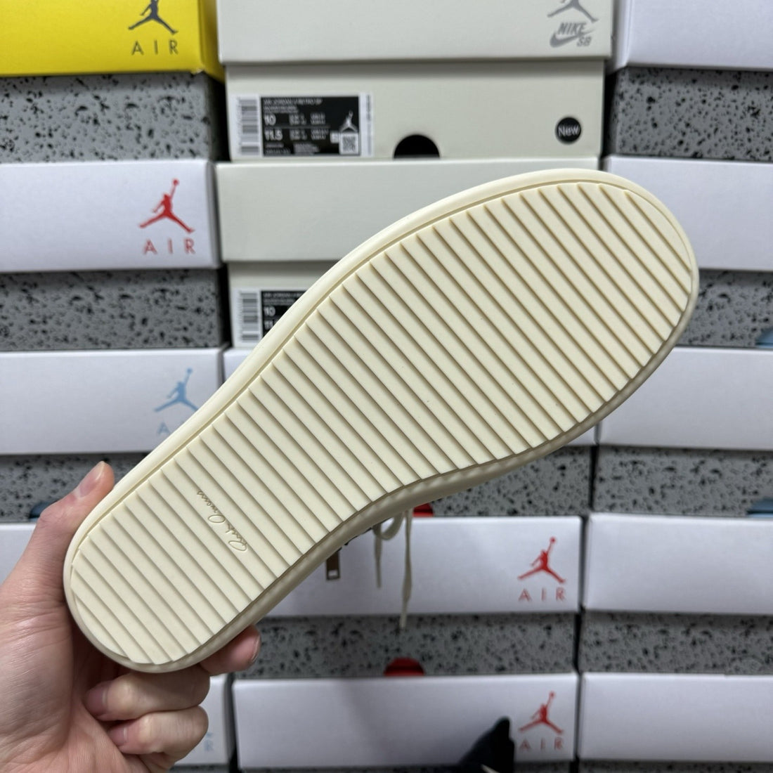 Rick Owens Geobasket Black White Zip