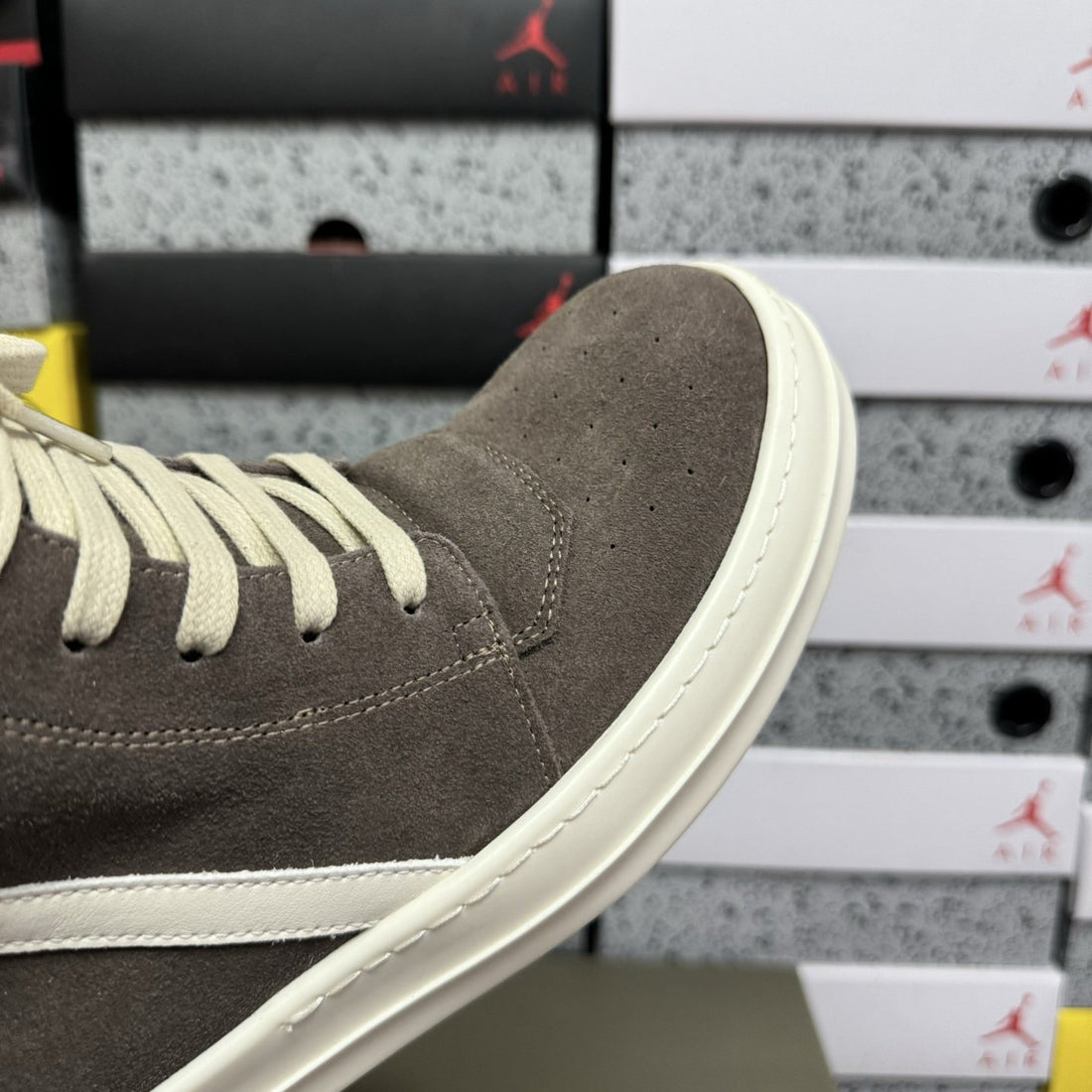 Rick Owens Geobasket Dust Brown