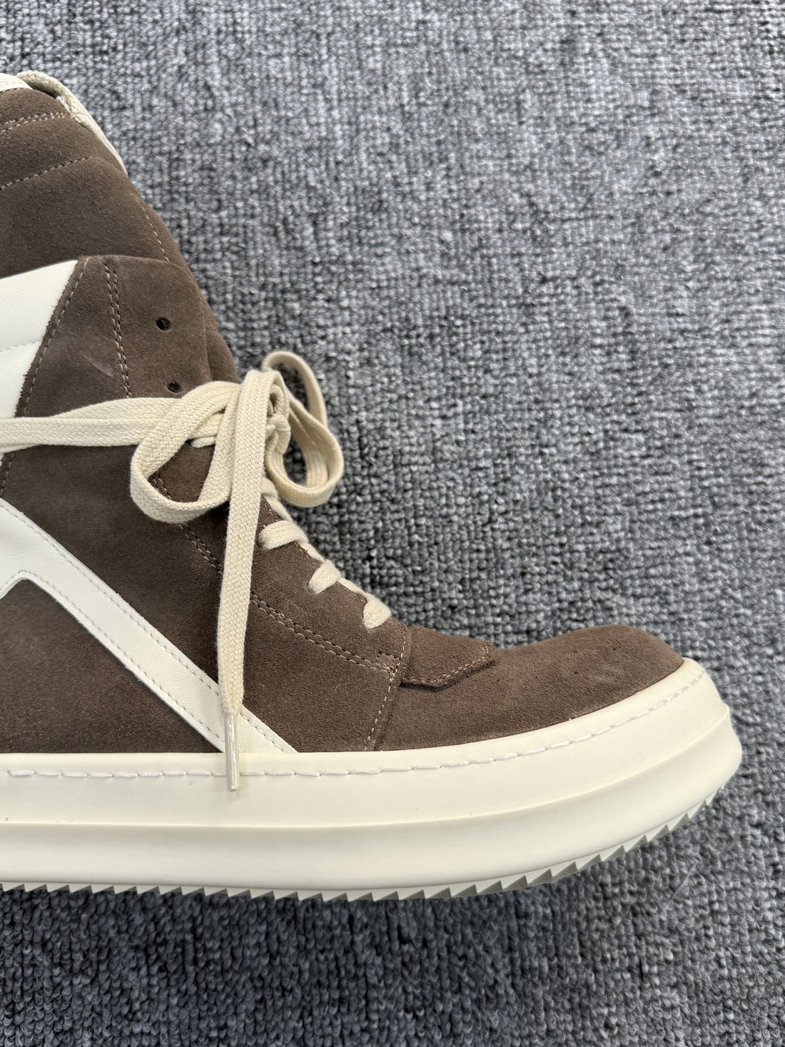 Rick Owens Geobasket Dust Brown Milk