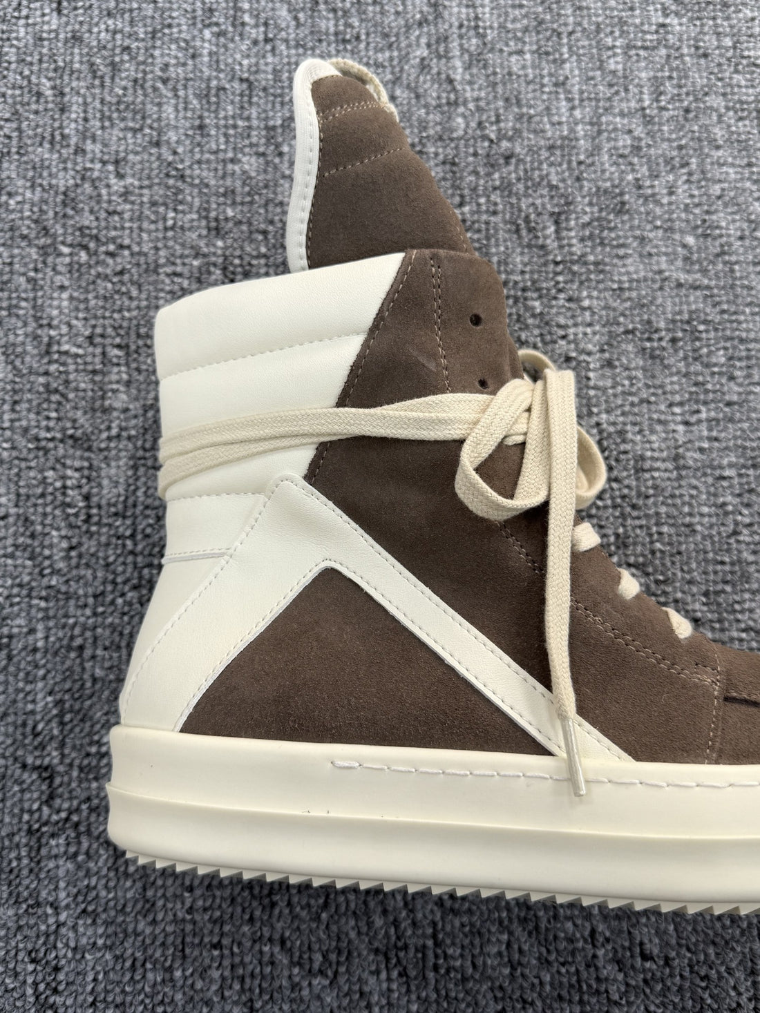 Rick Owens Geobasket Dust Brown Milk