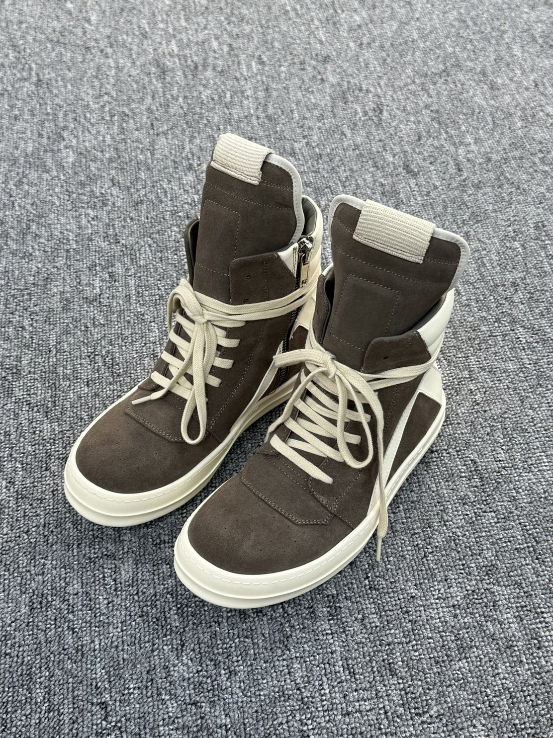 Rick Owens Geobasket Dust Brown Milk