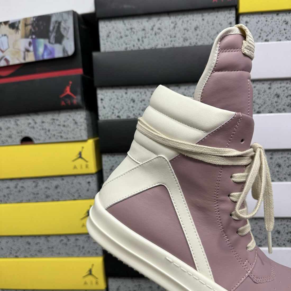 Rick Owens Geobasket Dusty Pink