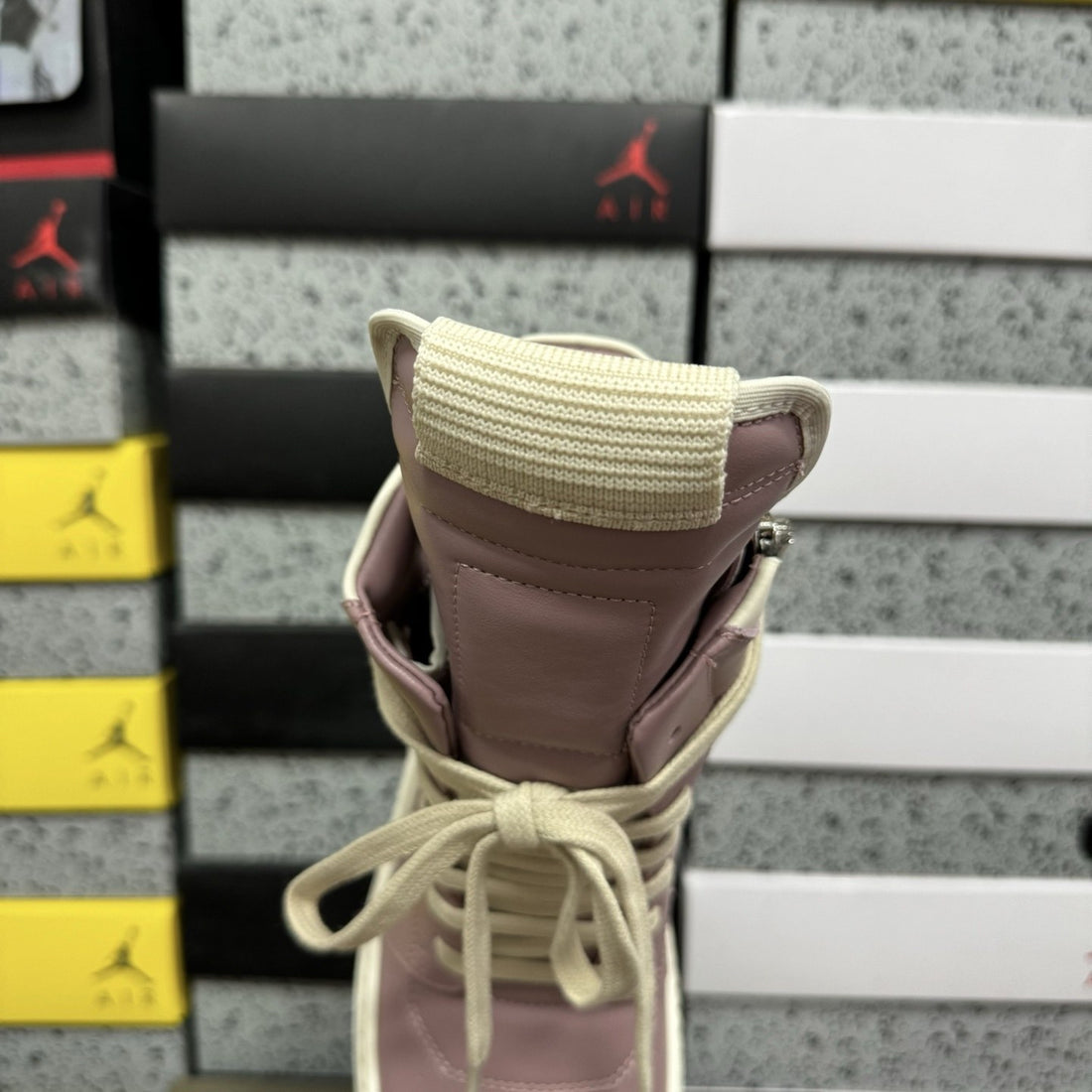 Rick Owens Geobasket Dusty Pink