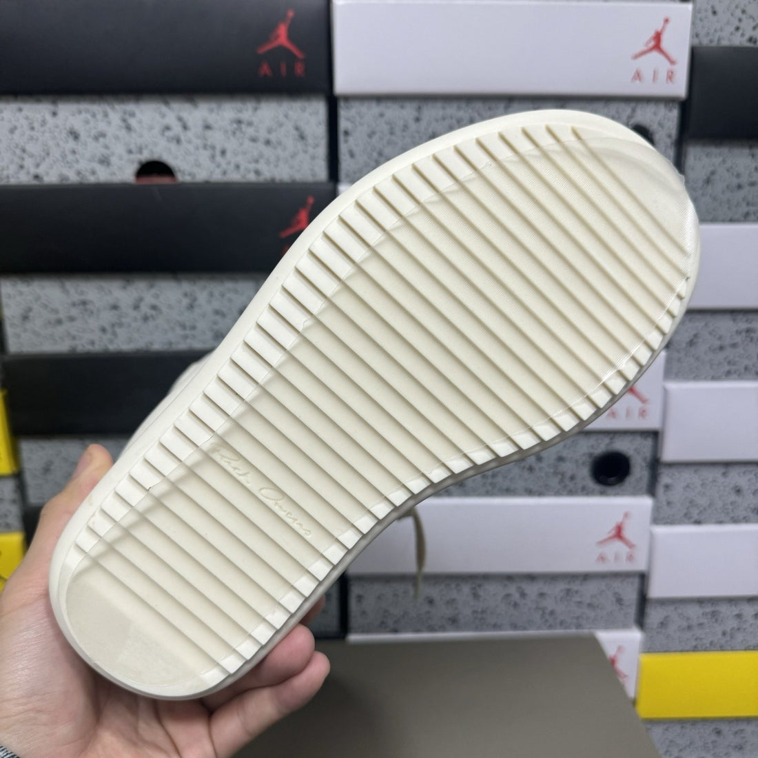 Rick Owens Geobasket Full Milk