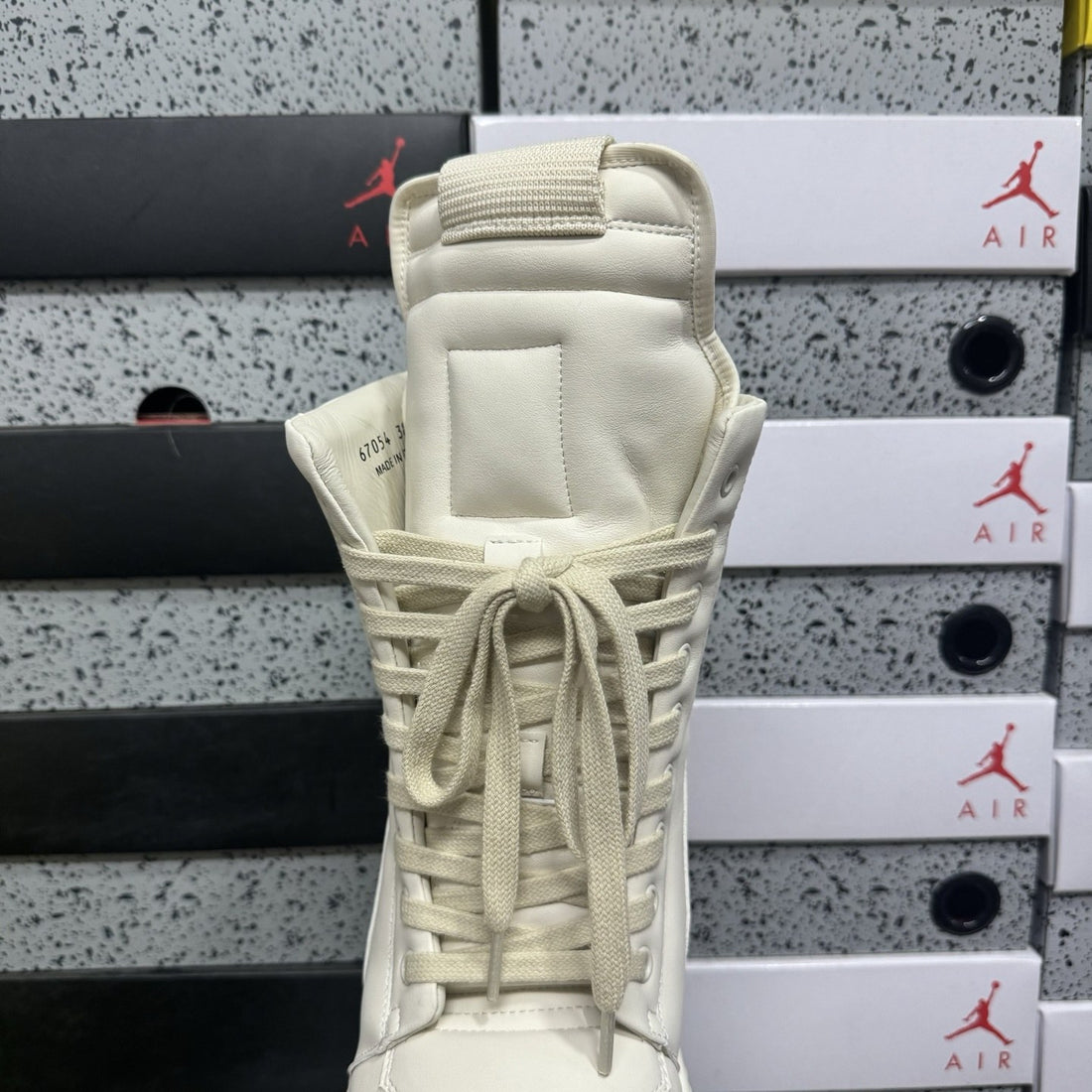 Rick Owens Geobasket Full Milk