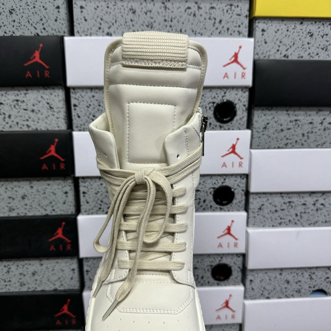 Rick Owens Geobasket Milk