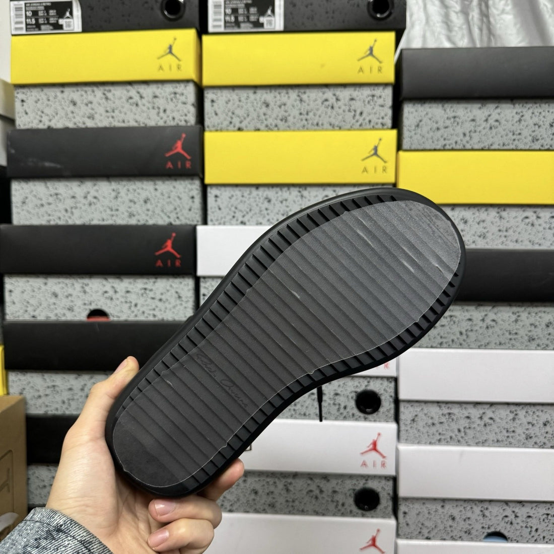 Rick Owens Geobasket Triple Black