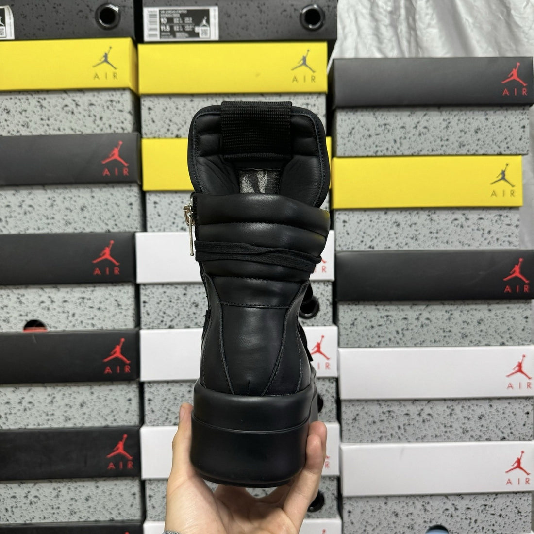 Rick Owens Geobasket Triple Black