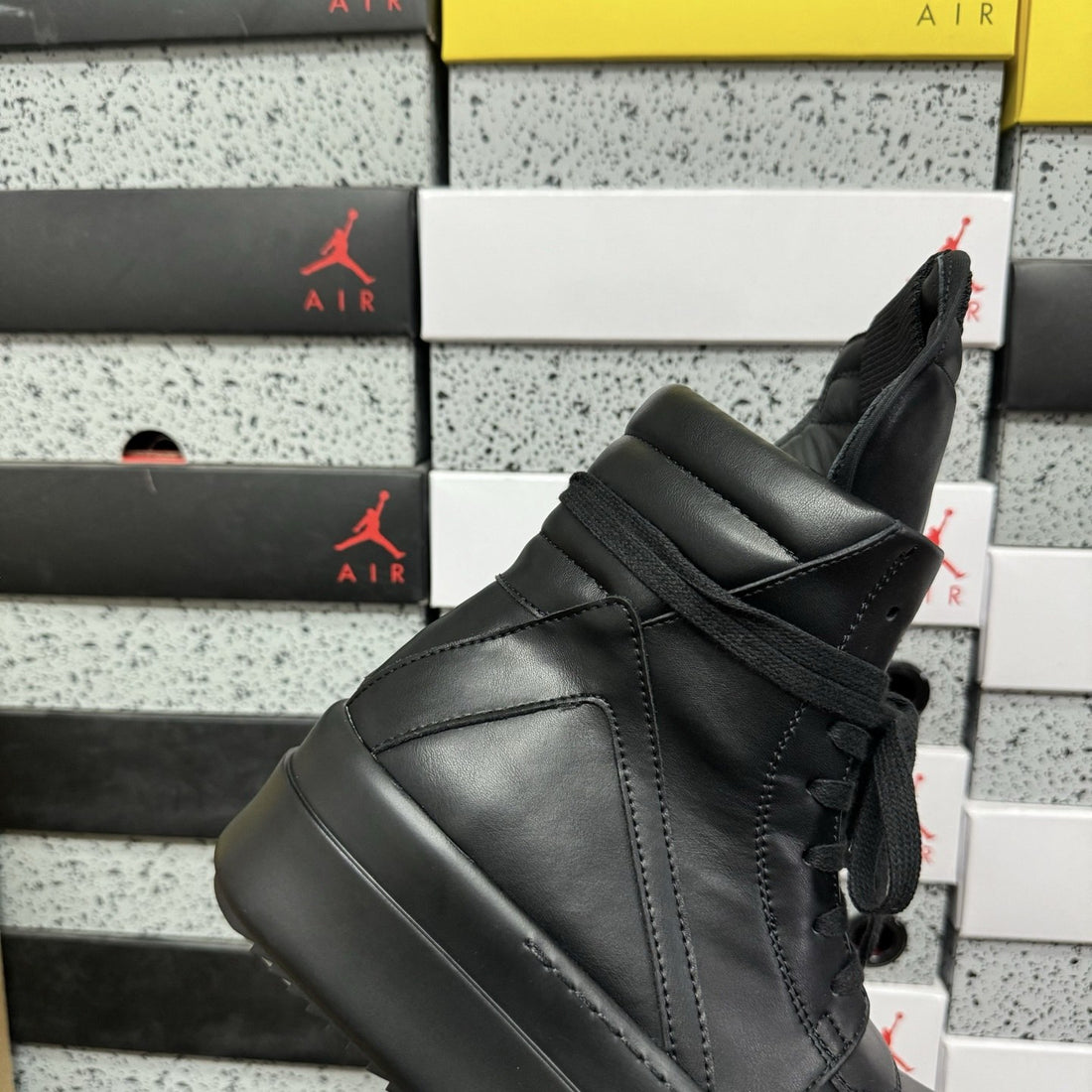 Rick Owens Geobasket Triple Black