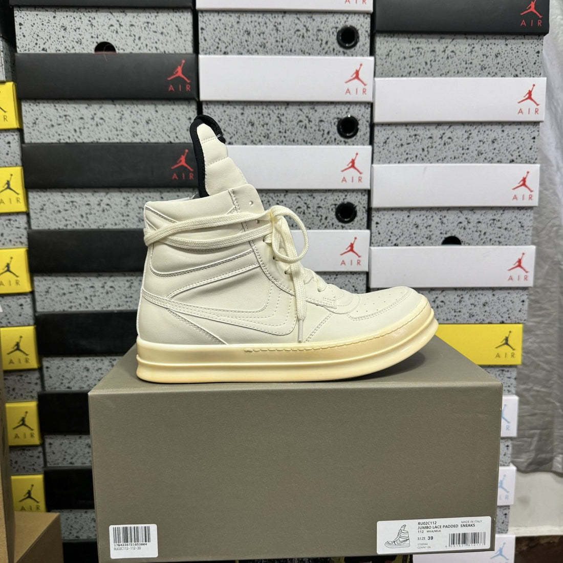 Rick Owens Geobasket White