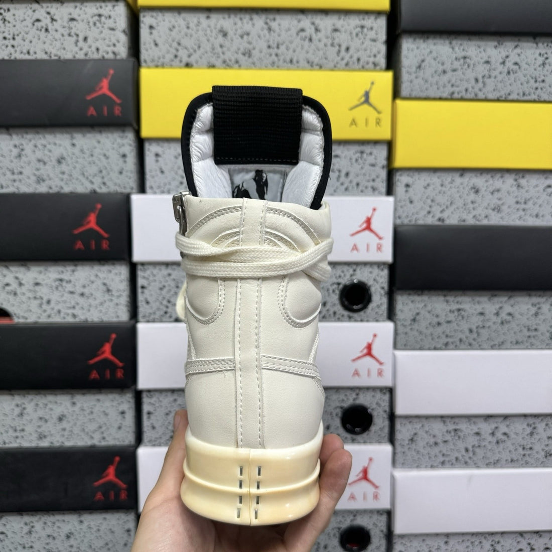 Rick Owens Geobasket White