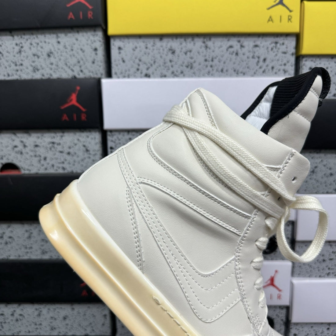 Rick Owens Geobasket White