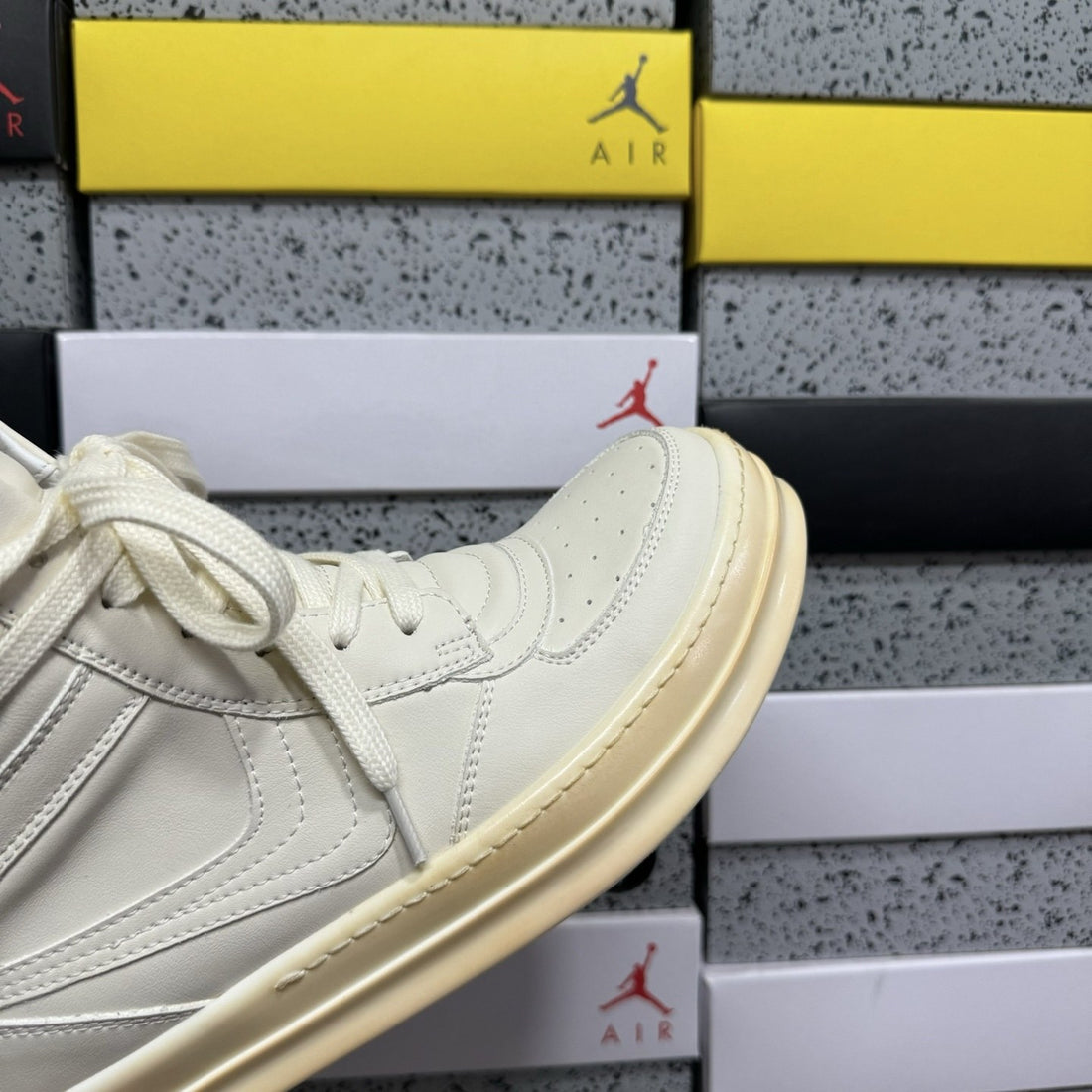 Rick Owens Geobasket White