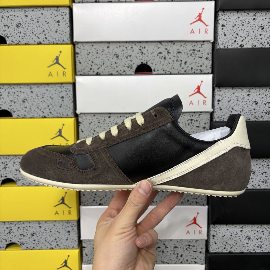 Rick Owens German Trainer Brown