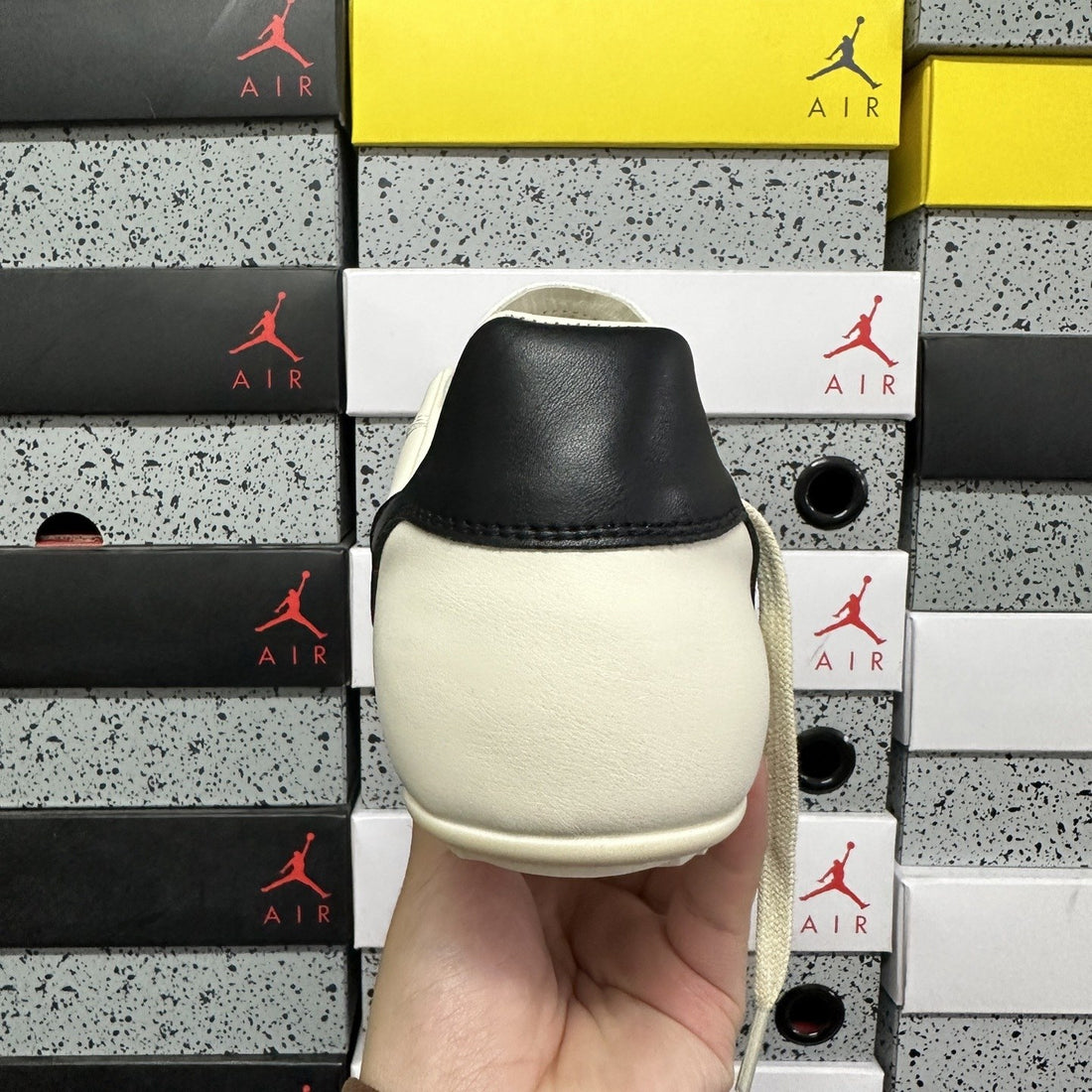 Rick Owens German Trainer White Black Stripe