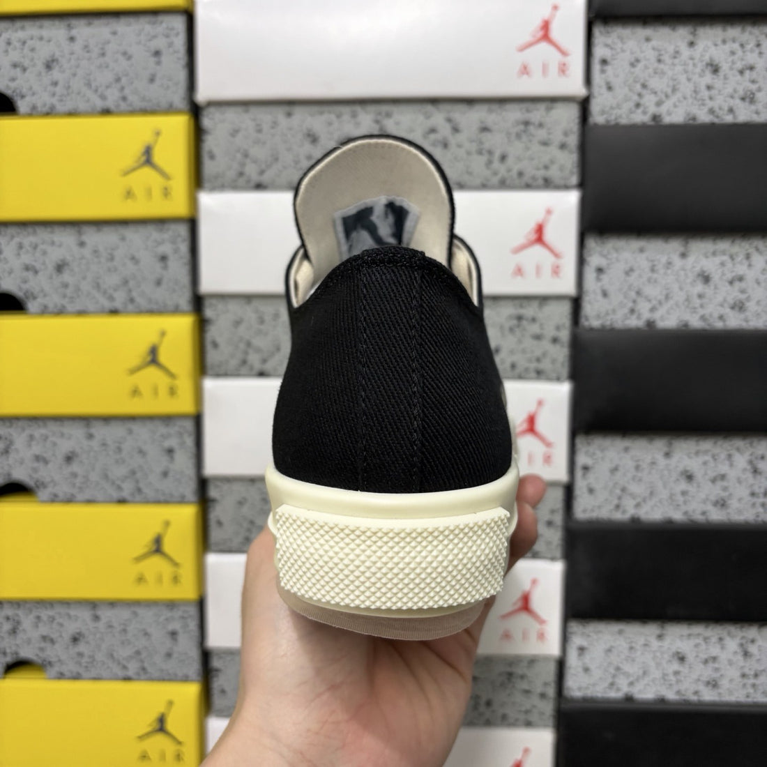 Rick Owens Grommet Low Black