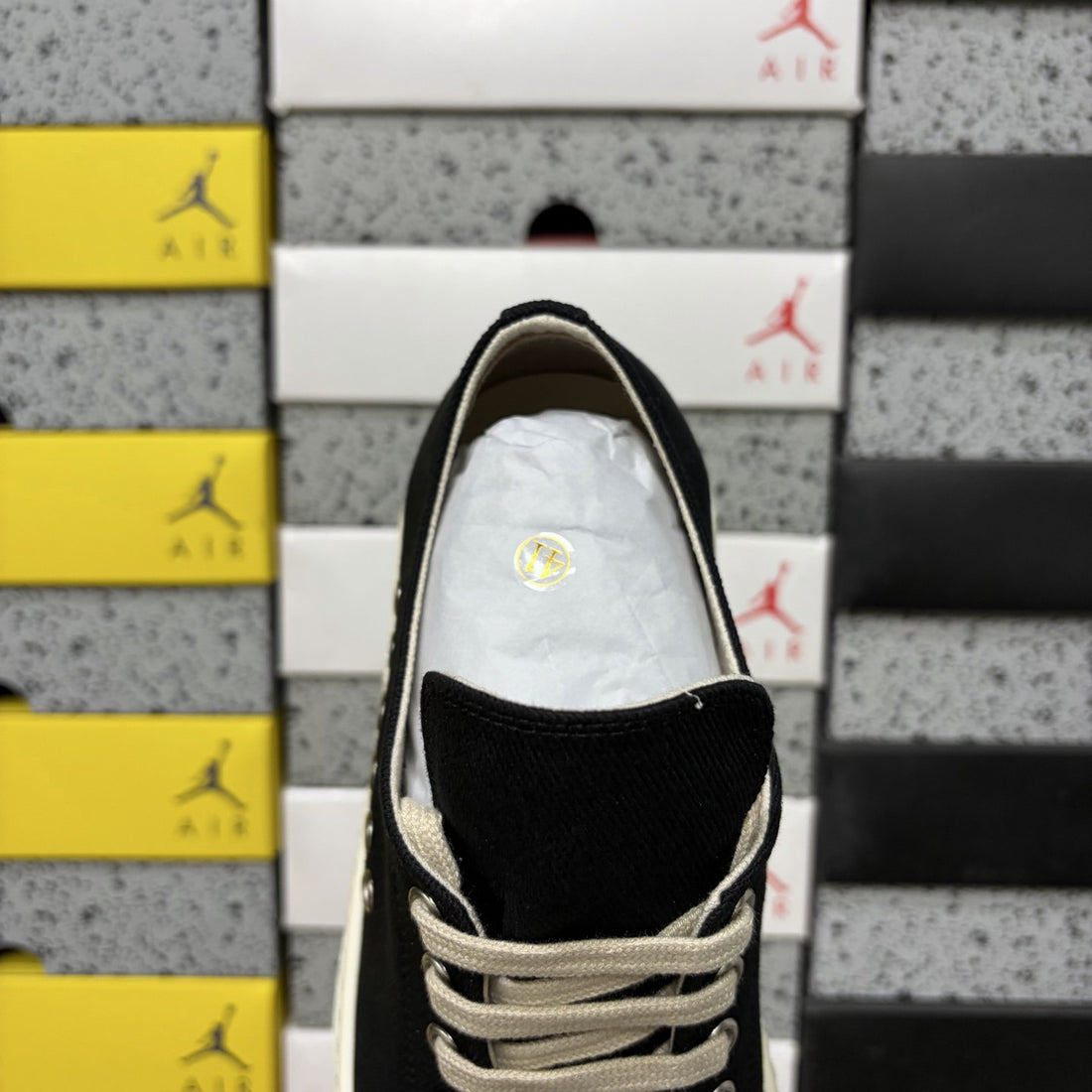 Rick Owens Grommet Low Black