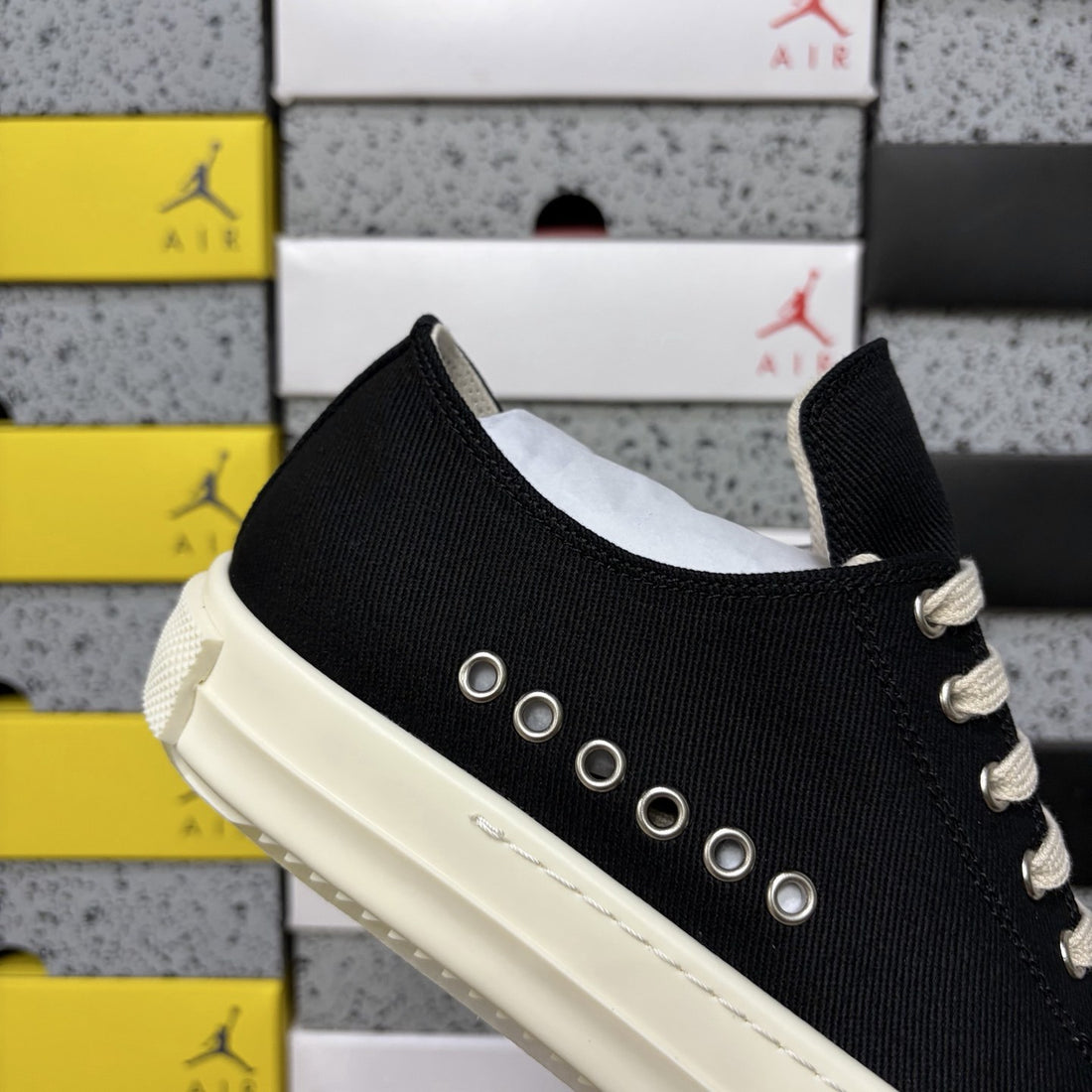 Rick Owens Grommet Low Black