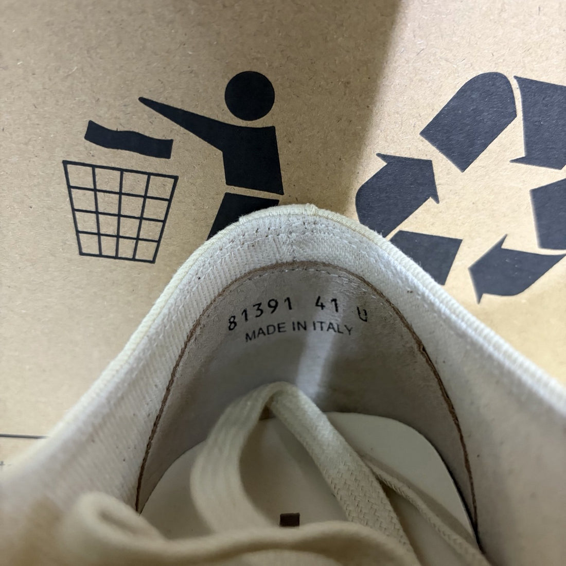 Rick Owens Grommet Low White