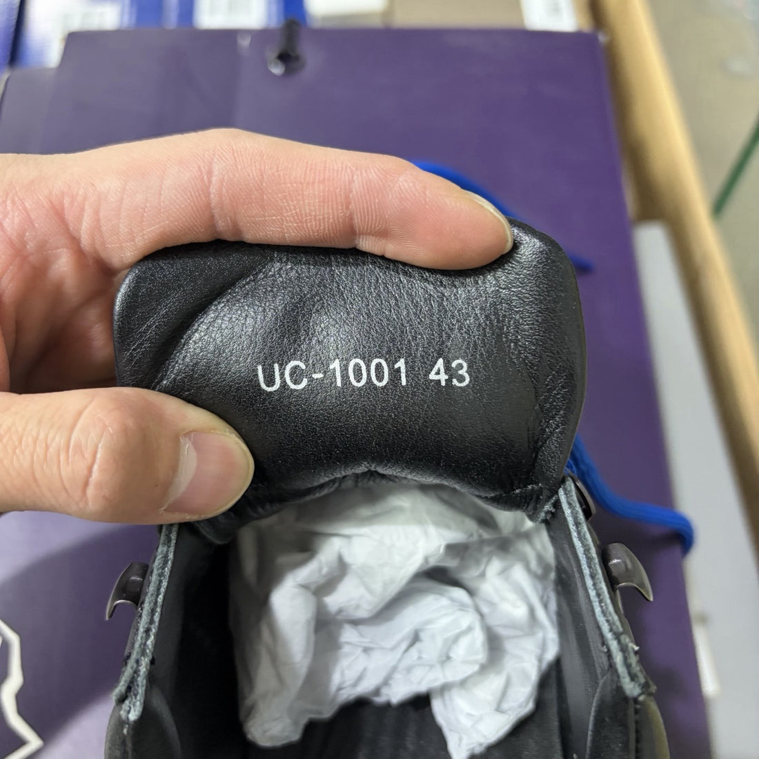 Rick Owens Hiking Low Black Blue