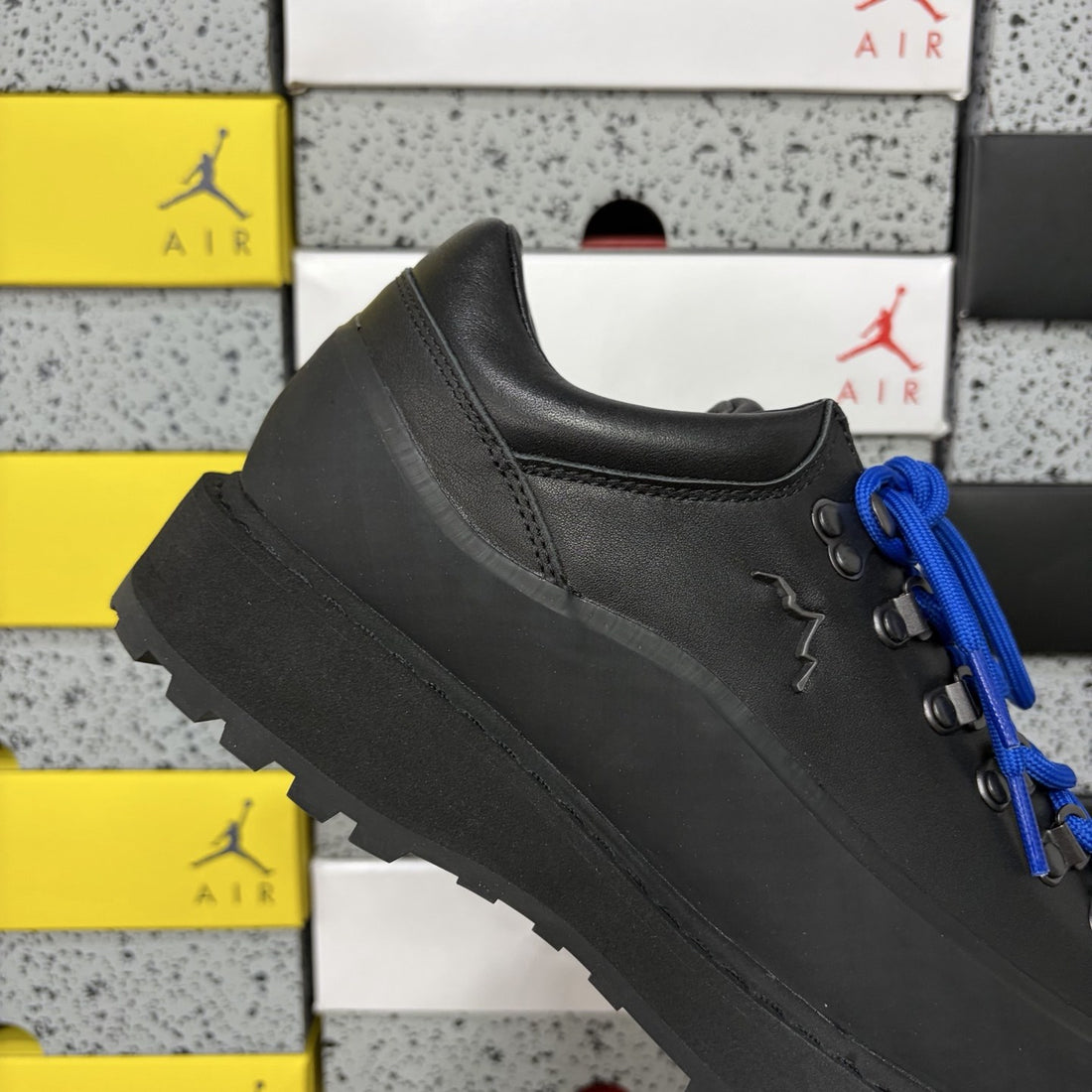 Rick Owens Hiking Low Black Blue