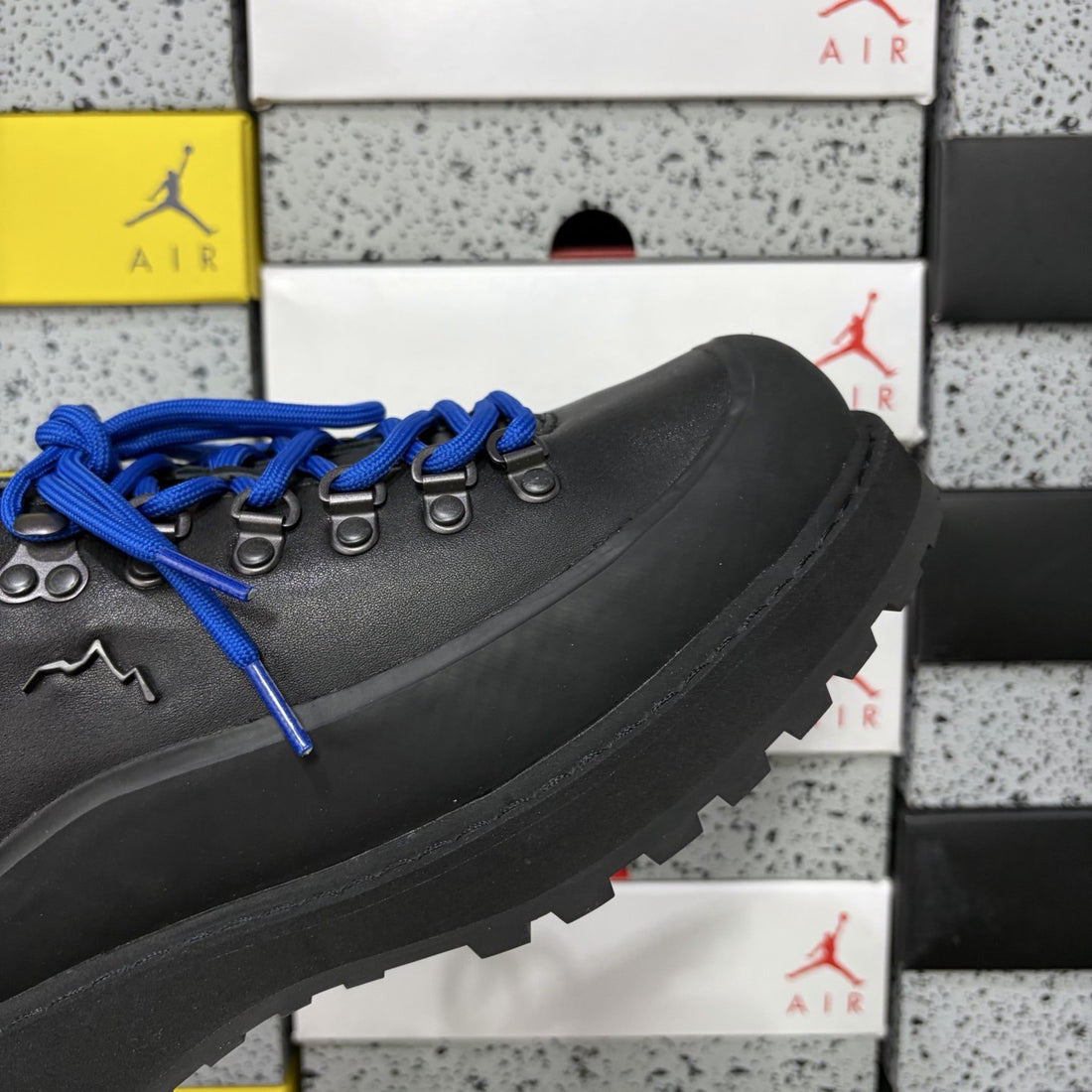 Rick Owens Hiking Low Black Blue