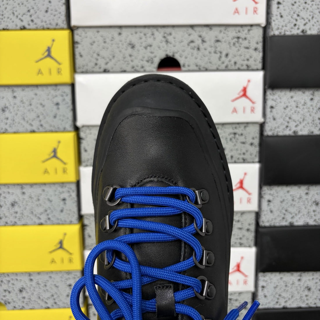 Rick Owens Hiking Low Black Blue