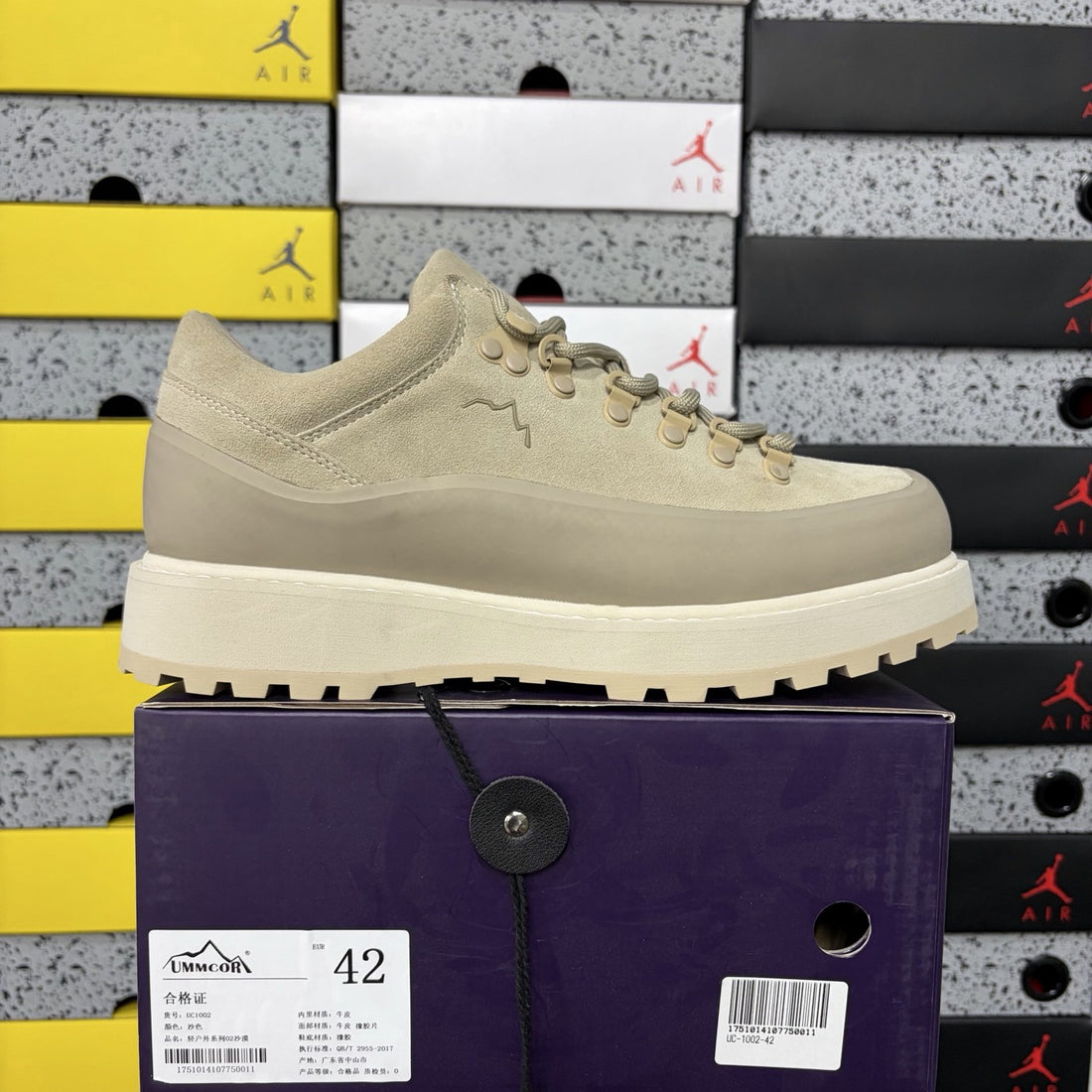Rick Owens Hiking Low Sand