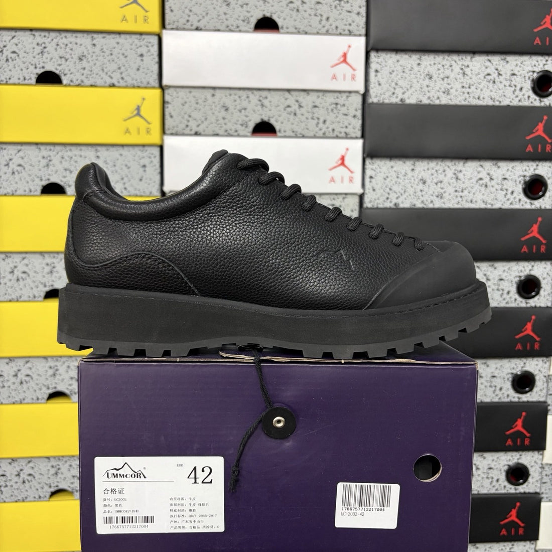 Rick Owens Hiking Low Triple Black