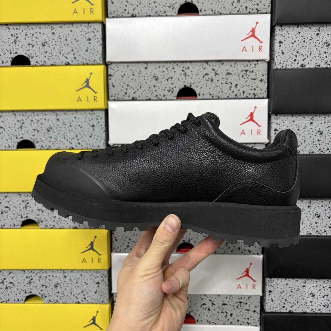Rick Owens Hiking Low Triple Black